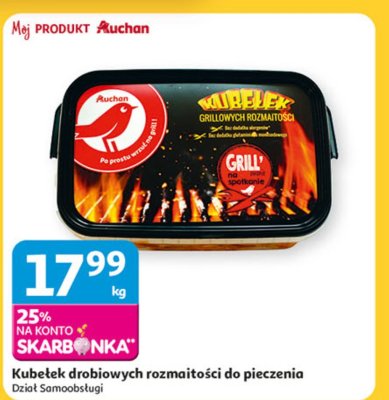 Kubełek grillowych rozmaitości Auchan promocja