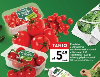 Pomidor śliwkowy Z SADÓW I PÓL promocja w Intermarche