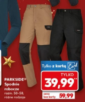 Spodnie robocze  promocja w Kaufland