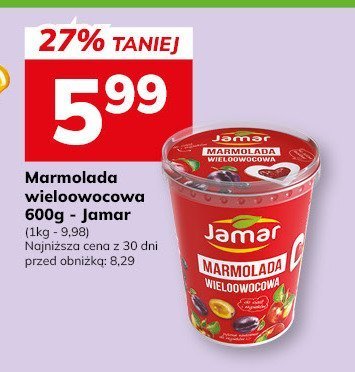 Marmolada wieloowocowa 600g - Jamar promocja w Hitpol