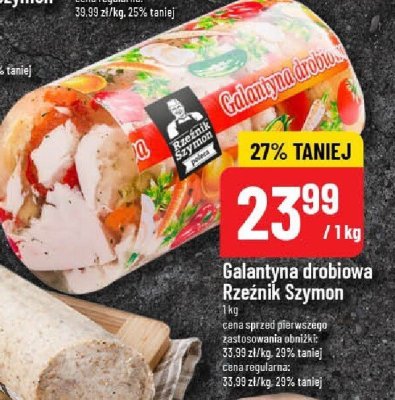 Galantyna drobiowa Rzeźnik Szymon promocja w POLOmarket