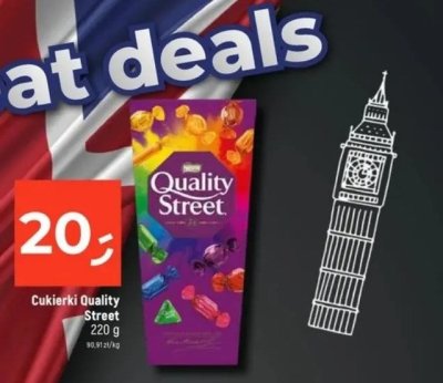 Cukierki Quality Street 220 g promocja w Dealz