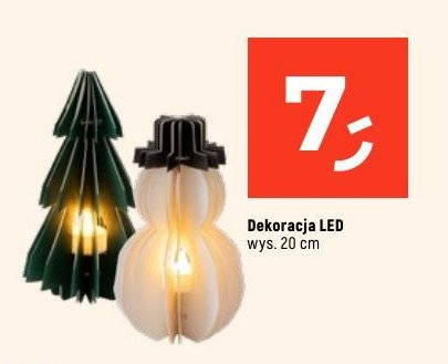 Dekoracja led promocja w Dealz