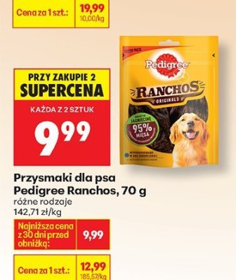 Przysmaki dla psa Pedigree Ranchos promocja w Biedronka