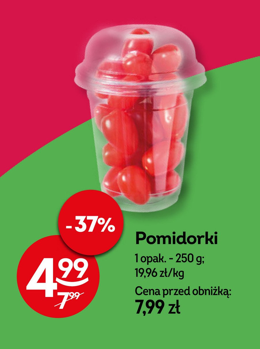 Pomidorki cherry promocja w Żabka