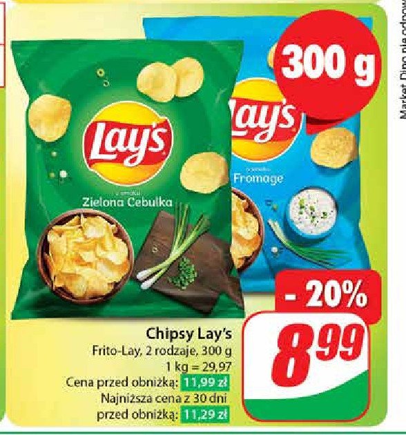 Chipsy zielona cebulka Lay's promocja