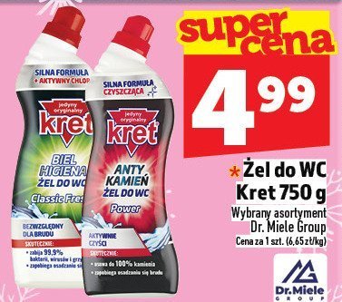 Żel do WC Kret 750 g promocja w TOPAZ