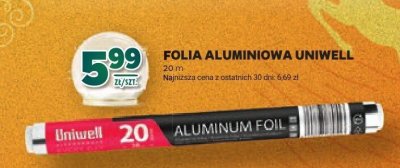 Folia aluminiowa Uniwell promocja w Stokrotka