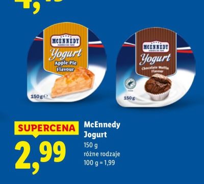 Jogurt McEnnedy Jogurt promocja w Lidl