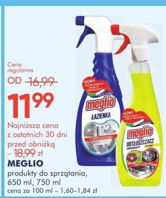 Produkty do sprzątania MEGLIO promocja w Super-Pharm