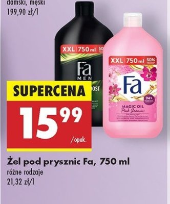 Żel pod prysznic pink jasmine Fa magic oil promocja