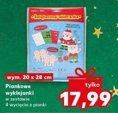 Piankowe wyklejanki wym. 20 x 28 cm promocja w Kaufland