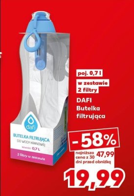 Butelka filtrująca DAFI promocja w Kaufland