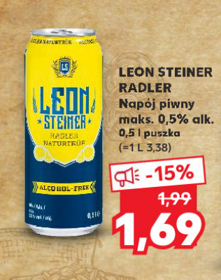 Piwo Leon steiner alcohol-free promocja