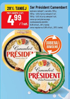 Ser Camembert, wybrane rodzaje promocja w POLOmarket