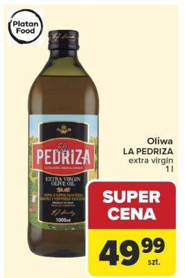 Oliwa LA PEDRIZA extra virgin 1 l promocja w Carrefour