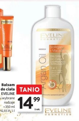 Balsam do ciała ujędrniająco-nawilżający 3w1 Eveline argan oil promocja