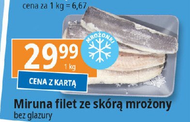 Miruna filet ze skórą promocja