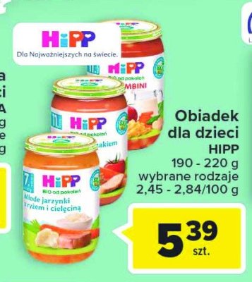 Pasta bambini spaghetti z pomidorami mozzarella Hipp bio promocja