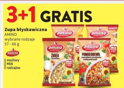 Zupa błyskawiczna AMINO promocja w Intermarche