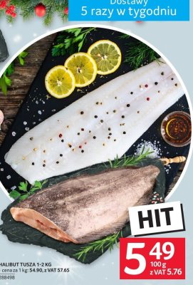 Halibut tusza 1-2 kg promocja w Selgros