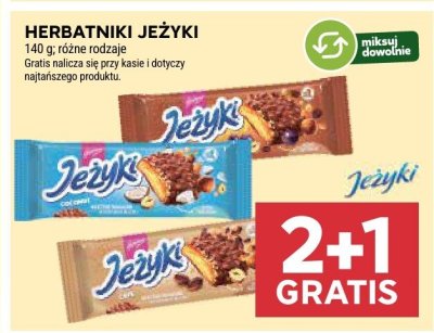 Herbatniki Jeżyki promocja w Stokrotka