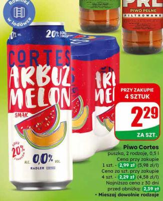 Piwo promocja w Dino