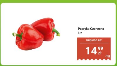 Papryka Czerwona luz Biedronka promocja w Biedronka