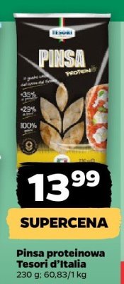 Pinsa proteinowa resort d'Italia promocja w Netto