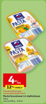 Pasta łososiowa Seko 120g promocja w Auchan