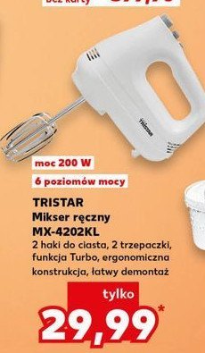 Mikser r臋czny mx-4202kl Tristar promocja