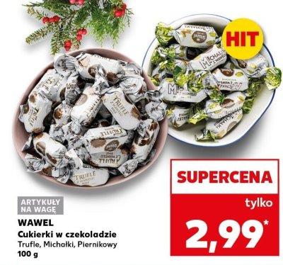 Cukierki w czekoladzie Trufle 100 g promocja w Kaufland