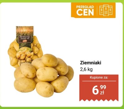 Ziemniaki 2,6 kg promocja w Dino