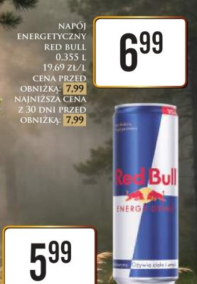 Napój energetyczny Red Bull 0,355 l promocja w Dino