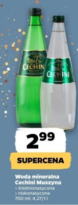 Woda mineralna Muszyna średnionasycona promocja w Netto