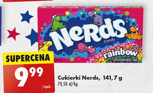 Cukierki rainbow NERDS promocja