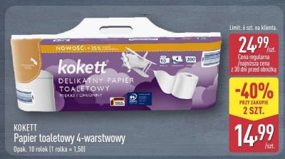 Papier toaletowy promocja w Aldi