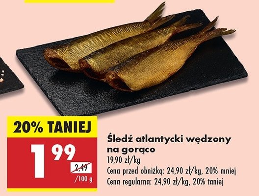 Śledź atlantycki wędzony na gorąco promocja