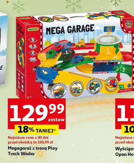 Mega garaż z trasą Wader promocja w Auchan