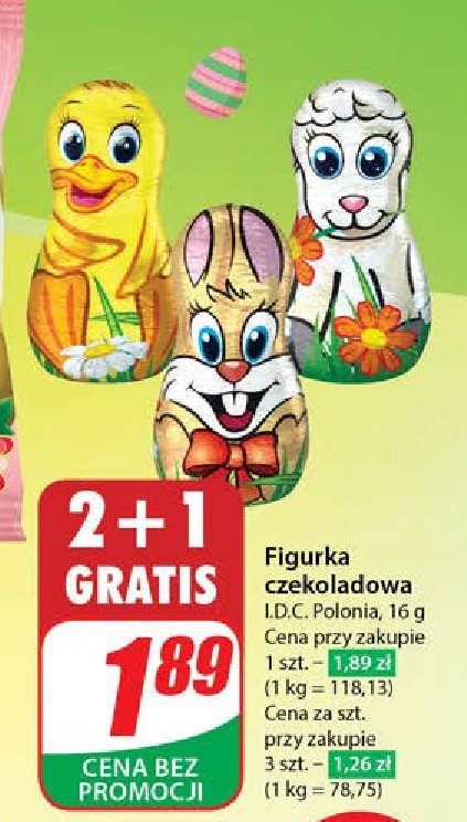 Figurki z mlecznej czekolady zaj膮c Idc polonia promocja