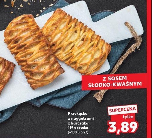 Przekąska z nuggetsami z kurczaka promocja w Kaufland