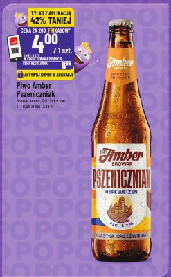 Piwo Amber Pszeniczniak promocja w POLOmarket
