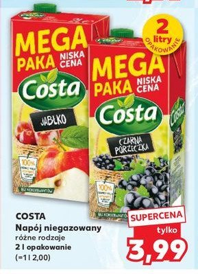 Napój jabłko Costa promocja w Kaufland