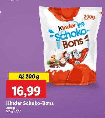 Cukierki czekoladowe Kinder schoko-bons promocja