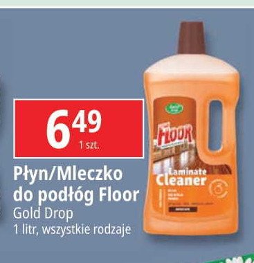 Mleczko do podłóg Gold drop floor promocja