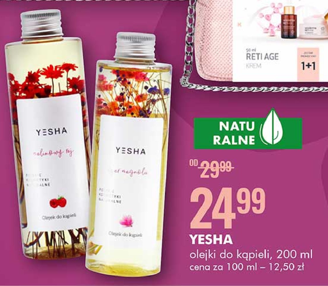 Olejek do k膮pieli czar magnolii YESHA promocja