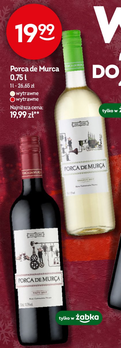 Wino Porca de murca douro promocja