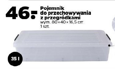 Pojemnik z przegr贸dkami 80 x 40 x 16.5 cm promocja