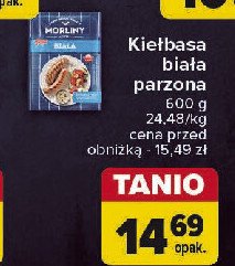 Kiełbasa biała parzona Morliny promocja