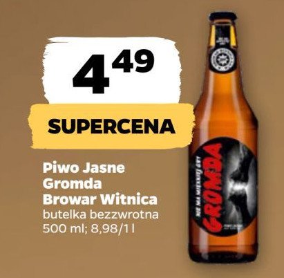 Piwo Witnica gromda promocja